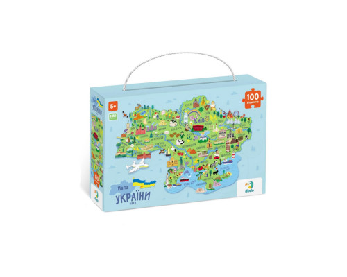 300267 Пазл «Карта Украины» 100 элементов