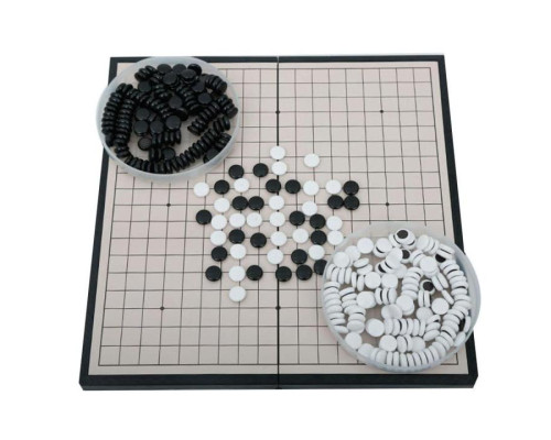 Настільна гра "Go Game" 3215GG 2 кольори фішок, ігрова дошка 32х32 см
