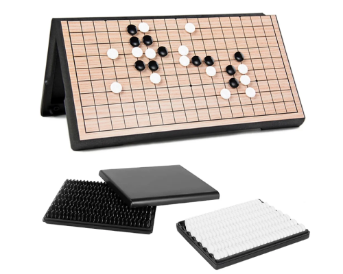 Настільна гра "Go Game" 3215GG 2 кольори фішок, ігрова дошка 32х32 см