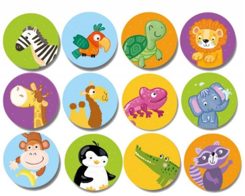 Дитяча настільна гра Мемо "Дикі тварини" DoDo 300157 від 3-х років