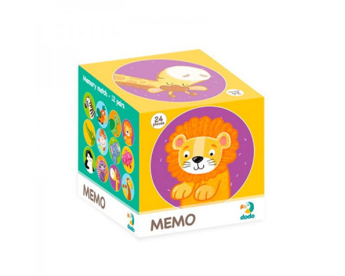 Дитяча настільна гра Мемо "Дикі тварини" DoDo 300157 від 3-х років