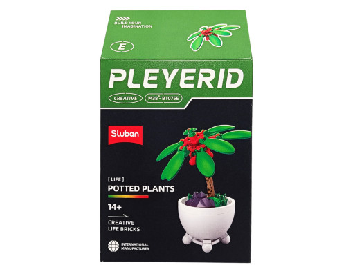 Детский конструктор "Цветы в горшке" Potted Plants SLUBAN M38-B1075E