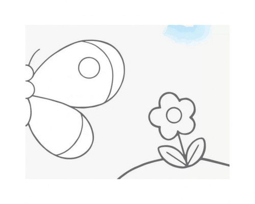 Дитяча книга "Розмальовка для самих маленьких: Дзеркальні розмальовки №1" АРТ 19204 укр