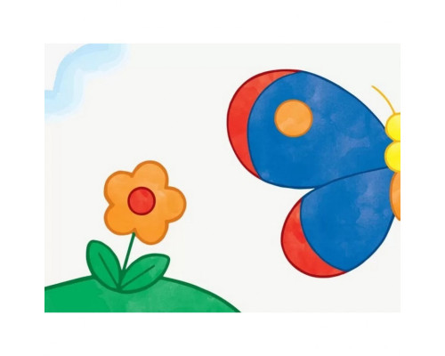 Дитяча книга "Розмальовка для самих маленьких: Дзеркальні розмальовки №1" АРТ 19204 укр