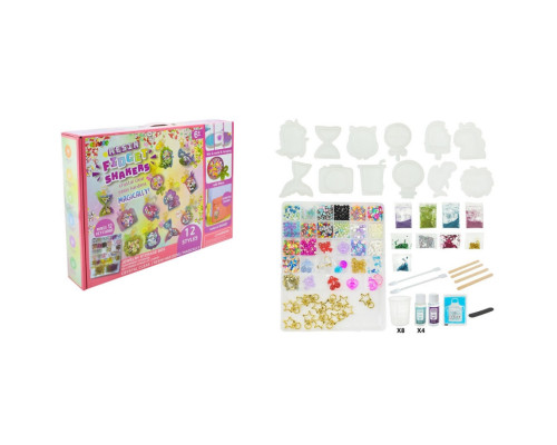 Детский набор для творчества "Resin Fidget Shakers" 9082E-1, 12 силиконовых форм