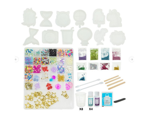 Детский набор для творчества "Resin Fidget Shakers" 9082E-1, 12 силиконовых форм