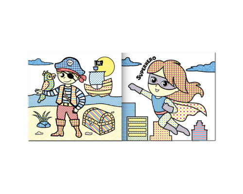 Водна розмальовка "Улюблені герої" РМ-95-08 серія "MINI Water Book"