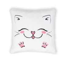 Подушка декоративная Котик FWPPILLOWCAT22WT0, 12 см
