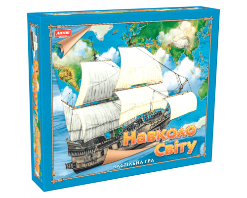 Настільна гра "Навколо світу" 0246 укр. мовою