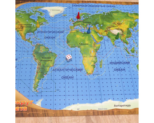 Настільна гра "Навколо світу" 0246 укр. мовою