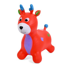 Детская игрушка-прыгун "Олененок" MS 3259(Red) резина, до 20 кг