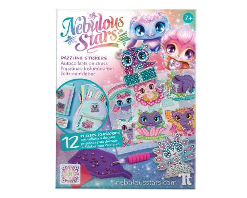 Набор для создания стикеров Космические питомцы Nebulous Stars 11023 с алмазной мозаикой