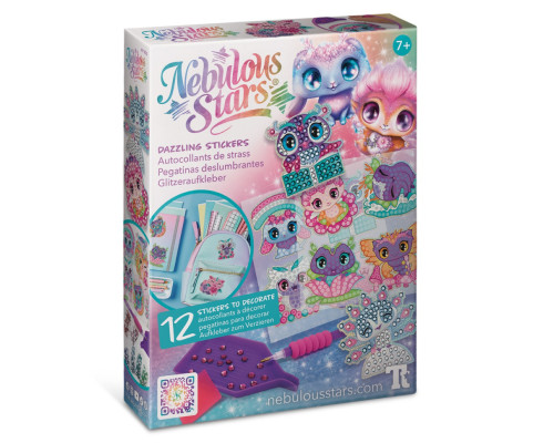 Набор для создания стикеров Космические питомцы Nebulous Stars 11023 с алмазной мозаикой