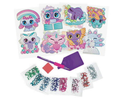 Набор для создания стикеров Космические питомцы Nebulous Stars 11023 с алмазной мозаикой