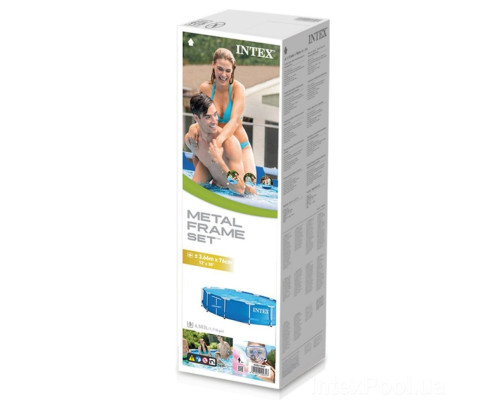 Басейн каркасний 28210 круглий, 366-76см, об'єм – 6503 л