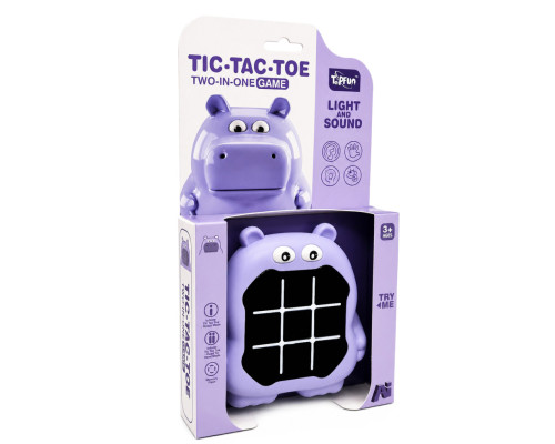 Детская игра "Нажимай быстро: Бегемот" Tic-Tac-Toe G66-4 со светом и звуком
