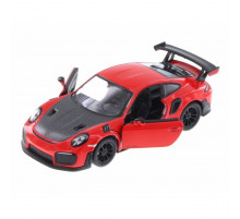 Автомодель легковая PORSCHE 911 GT2 RS 5'' KT5408W, 1:36  Красный