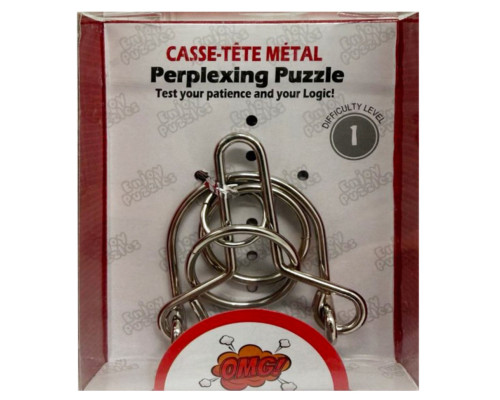 Металлическая головоломка "Perplexing puzzle" 5562D-25, 1 сложность