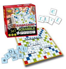 Настольная игра "Составь слово" MKC0212, карточки с буквами 244 шт