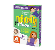 Развивающая детская карточная игра «Повторяй за мной» 1080002, II уровень сложности 36 карточек