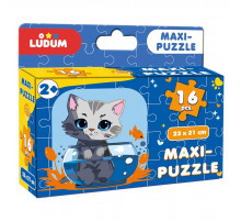 Дитячі пазл "Котик 1" Maxi-Puzzle ME5032-02, 16 елементів 23х21 см
