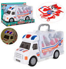 Ігровий набір лікаря з машинкою 661-172 зі звуком і світлом