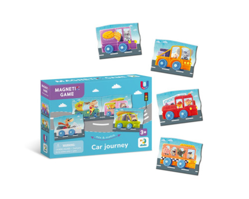 Дитяча магнітна гра "Автомобільна подорож" 200253, 8 елементів
