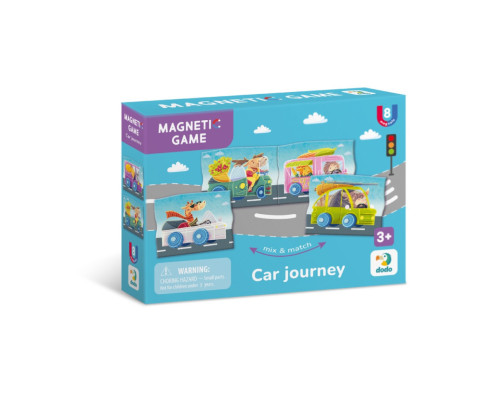 Дитяча магнітна гра "Автомобільна подорож" 200253, 8 елементів