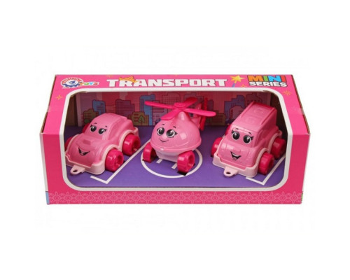 Дитячий іграшковий набір "Транспорт Міні" 8003TXK у наборі 3 штуки