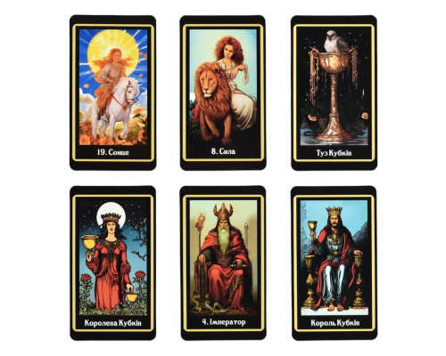 Гадальні карти Таро 30689 картка з посиланням на інструкцію 78 штук
