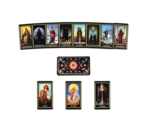 Гадальні карти Таро 30689 картка з посиланням на інструкцію 78 штук