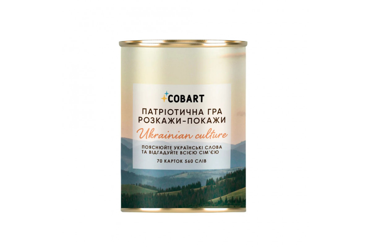 Карточная игра Расскажи-покажи Ukrainian culture CBRT-0414, 560 слов