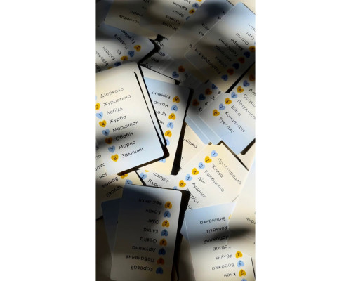 Карточная игра Расскажи-покажи Ukrainian culture CBRT-0414, 560 слов