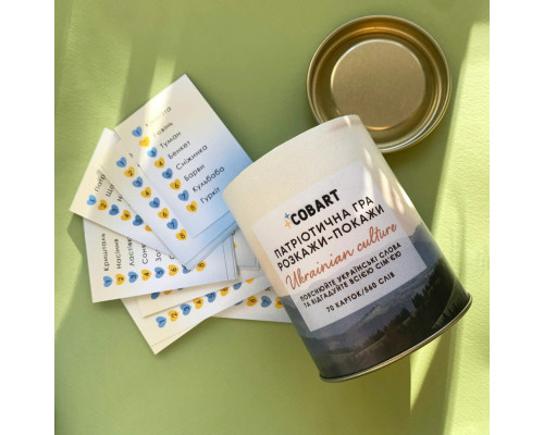 Карточная игра Расскажи-покажи Ukrainian culture CBRT-0414, 560 слов