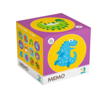 Детская настольная игра мемо "Динозавры" DoDo 300142, 24 фишки