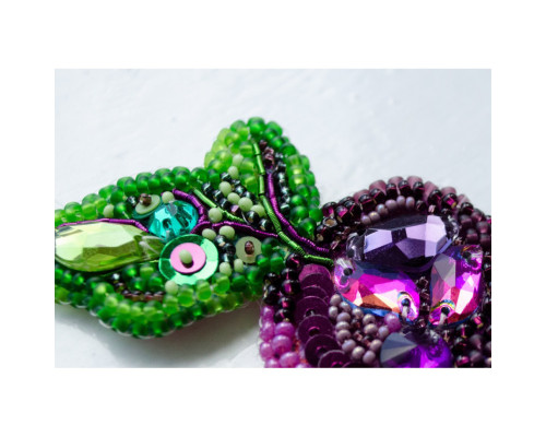 Набір для вишивання бісером прикраси "Бурячок" AD-231 на натуральному полотні