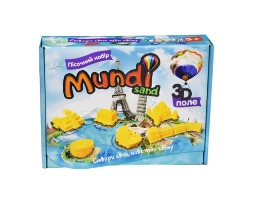 Набір для творчості "Mundi sand" Strateg 39000, 9 формочок