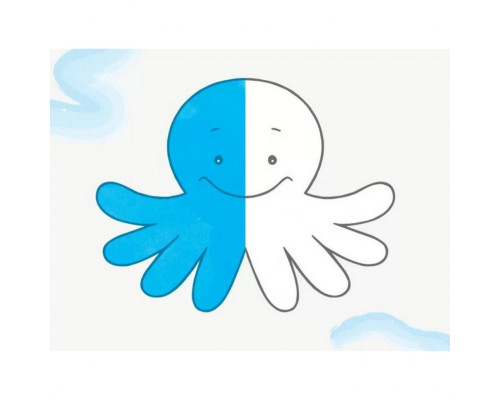 Дитяча книга "Розмальовка для самих маленьких: Дзеркальні розмальовки №2" АРТ 19205 укр