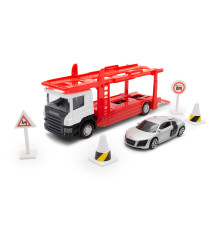 Ігровий набір автомоделей "Автоперевізник Sсania" 250430U масштаб 1:64