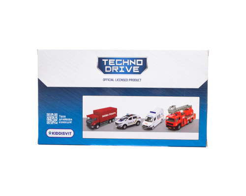 Ігровий набір автомоделей "Автоперевізник Sсania" 250430U масштаб 1:64