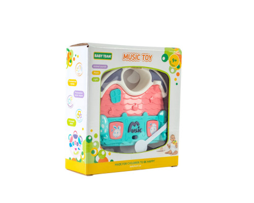 Дитяча музична іграшка "Будиночок" 8627-2 світлові та звукові ефекти