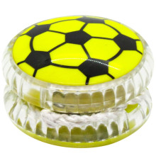 Дитяча іграшка Йо-йо "Футбольний м'яч" М 5641(Yellow) 5,5 см, світло
