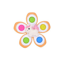 Детская погремушка-спинер с мягкими кнопками "Единорог" GZ-05-3