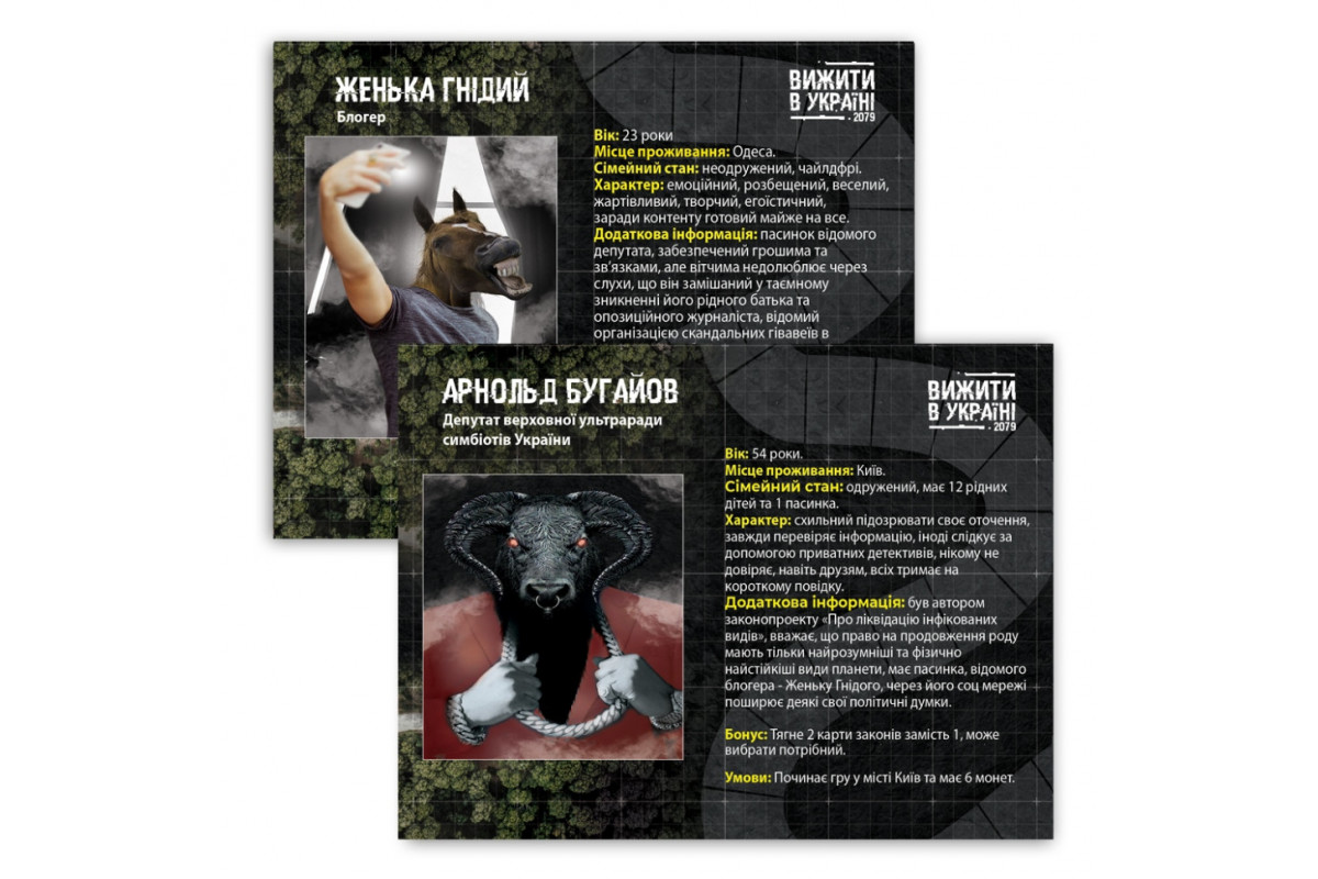 Настільна гра "Вижити в Україні 2079" PLR-0013