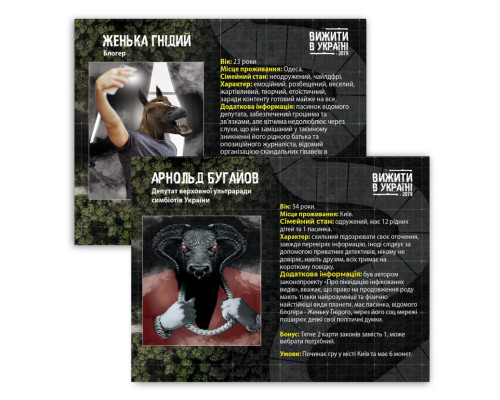 Настольная игра "Выжить в Украине 2079" PLR-0013