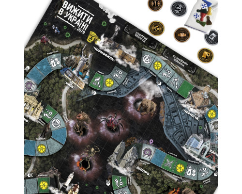 Настольная игра "Выжить в Украине 2079" PLR-0013
