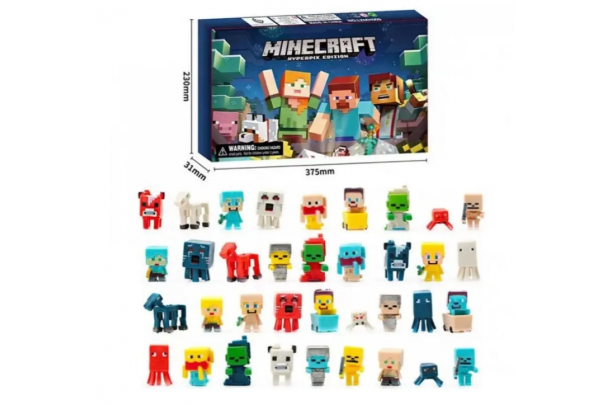 Игровой набор фигурок "Майнкрафт" LZMH009-2 в наборе 24 героя Игровой набор фигурок "Майнкрафт" LZMH009-2 в наборе 24 героя