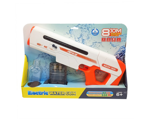 Детский водяной автомат WATER GUN 8005C, на аккумуляторе Оранжевый