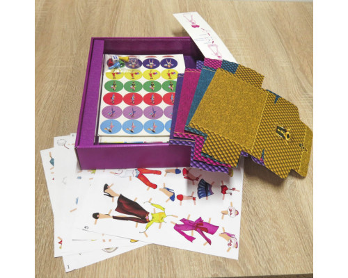 Детская настольная игра для девочек "Модница" 0239 на укр. языке