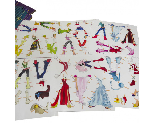 Детская настольная игра для девочек "Модница" 0239 на укр. языке